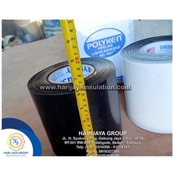 Black Underground Pipe Wrapping 6 Inch X 30M