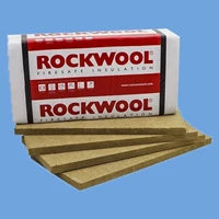 Rockwool Slab / Board Merk Rockwool D.80kg/m3 Tebal 50mm x 0.6m x 1.2m