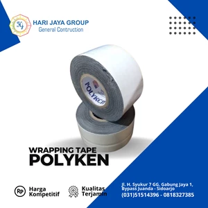 Wrapping Tape Polyken 6 Inch x 30m Warna Putih