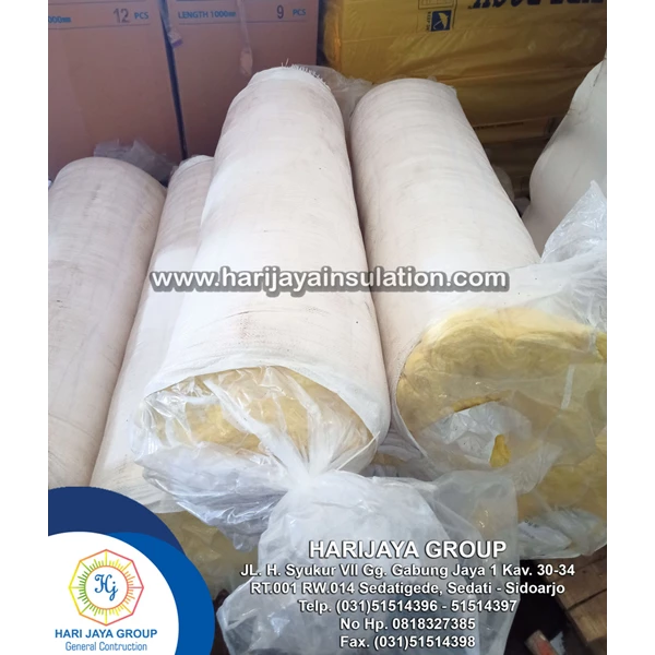Asia Pacific Glasswool D.16kg/m3 Thickness 25mm x 1.2m x 30m 