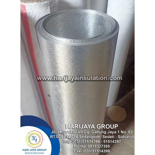 Alumunium Emboss 0.6mm x 1m x 50m 