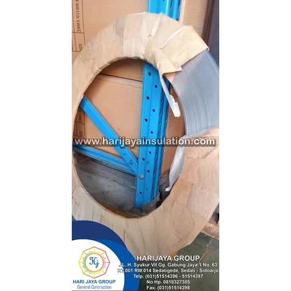 Strapping Band SS 304 Tebal 0.5mm x 19mm x 17.7m