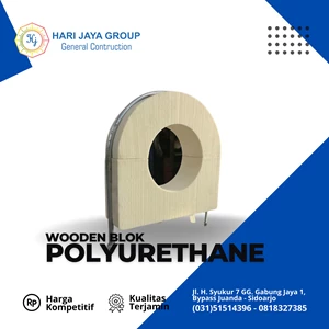 PU Polyurethane Block + U-bolt 4 inches Thickness 50mm