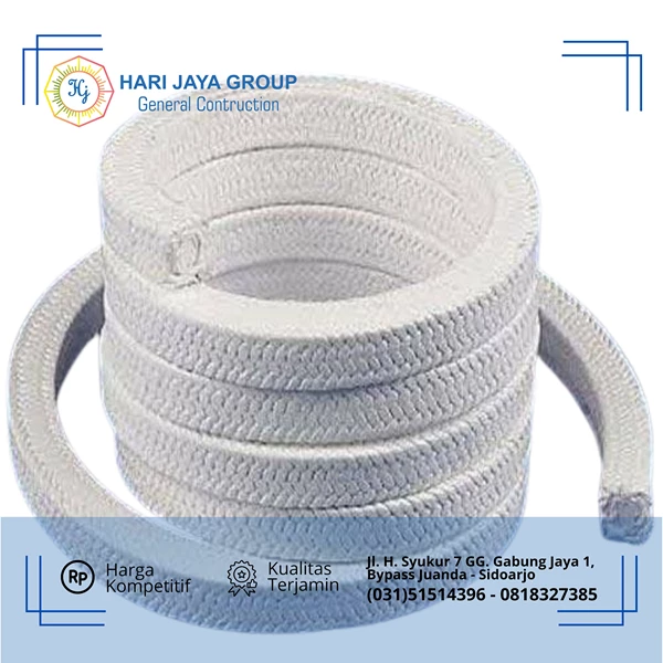 Gland Packing Pure Graphite Tebal 8mm x Panjang 40m