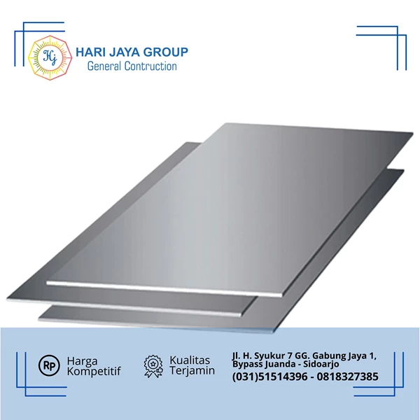 Plat Baja 8mm x 250mm x 600mm