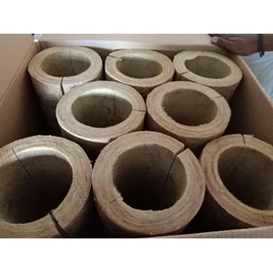 RW (Rockwool) Pipa merk tombo D.90 Dia.4inch Tebal 50mm x 1 M