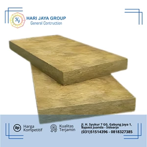 Rockwool Tombo Board D.60kg/m3 Tebal 25mm x 0.6m x 1.2m