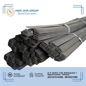 Plat Strip Besi Hitam tebal 2mm x 20 mm x 5.4mtr